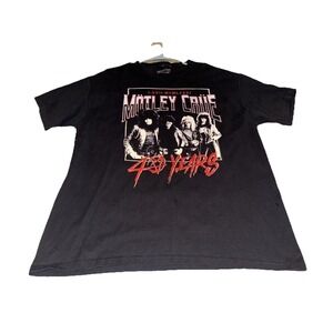 MOTLEY CRUE 40 YEARS 1981 Black T Shirt Sz XL X-large Adult‎ Men's